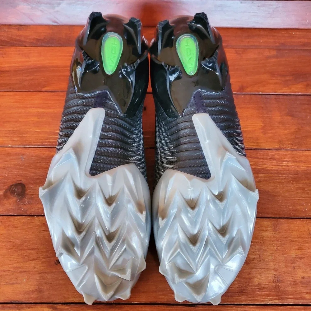 Under Armour Blur Pro Football Cleats Men‎ 10.5 Black Silver HOVR 3028220-003 - Picture 6 of 7